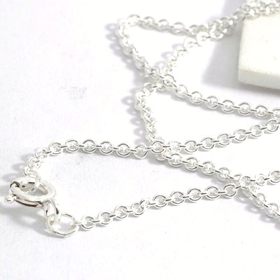 New Sterling Silver Cable Link Chain